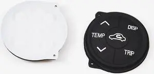 Furulu 1 Pair Steering Wheel Control Button Cushions For Toyota Prius/Prius C 2011-2014