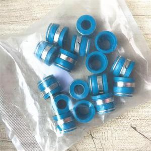 Acaigel 16pcs Valve Stem Oil Seals Set 11/32 Inch X .500 Inch  For SBC BBC SBF BBF Engine