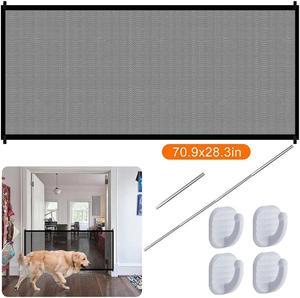 Acaigel Safety Gate Baby Pet Dog Door Wide Retractable Mesh Net Home Kitchen Stairs Net