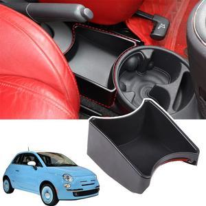 Car Interior Handbrake Front Storage Box ABS For Fiat 500 2011-2015