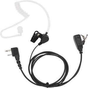 2 Pin Walkie Talkie Earpiece Headset Earphone For BAOFENG/WEIERWEI Radio