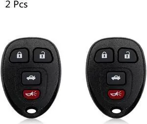 Acaigel 2Pcs Remote Key Replacement 15252034 For Buick Chevrolet Pontiac Saturn KOBGT04A