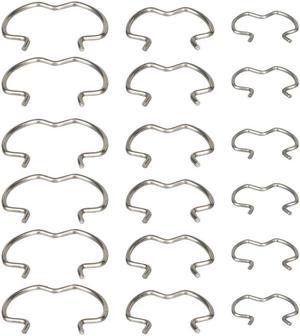 18pcs 800-801 Quick Connector Clips,3/8" 1/2" 5/8" Transmission Cooler Line Clip