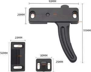 Yassdwbn Screen Door Latch Right Hand Handle Kit For RV Camper Motorhome Travel Trailer
