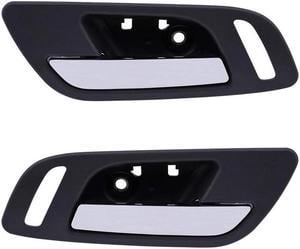 Yassdwbn Car Inner Interior Inside Door Handle Chrome Front L R For Chevrolet Avalanche