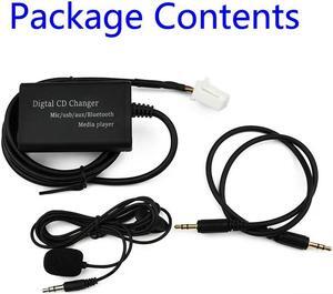 Acaigel Bluetooth-Kit Handsfree Stereo AUX Adapter Interface For-Toyota Replace Parts