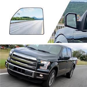 Yassdwbn Driver Side LH Mirror Glass Heated FL3Z17K707T FL3Z-17K707-T For Ford F150 15-20