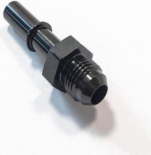 Acaigel 1PCS -6AN AN6 Quick Connect Straight Fuel Adapter Fitting To 3/8  Male 6061-T6