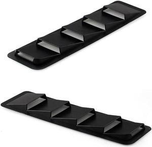Acaigel ABS Car Hood Vent louvers Cold Air Flow Intake Cover Side Scoop Hood Cover