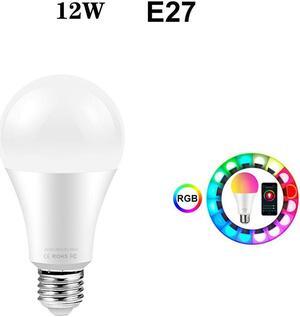 Acaigel Smart Light Bulb 12W Multicolor 2800k-6500k Dimmable WiFi LED Bulb