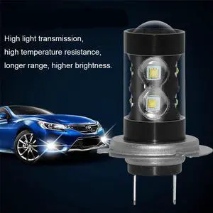 Acaigel H7 50W 10SMD led High Power Extremely Bright 6000K  White Led Bulbs For DRL or Led Fog Lights Bulbs