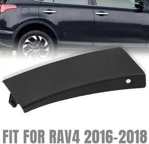 Yassdwbn Rear Bumper Right Side Extension Molding Black TO1183123 For 2016-18 Toyota Rav4