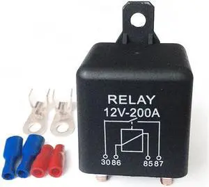 Acaigel 12V 200A Heavy Duty Split Charge Relay w/ 2 Terminals for Car Truck Marine Boat