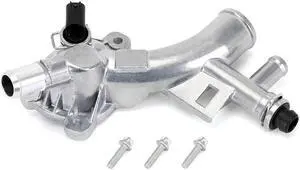 Acaigel Aluminum Water Outlet Thermostat Housing For Chevrolet Cruze Sonic Trax 1.4L