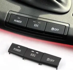 Center Console Switch Button Caps 3pcs 61317841136 For BMW