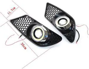 Acaigel LED Bumper Fog Lights w/ Cover For Benz C230 C300 C350 Acaigel LED Bumper Fog Lights w/ Cover For Benz C230 C300 C350