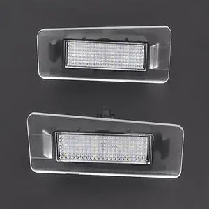 Yingshan White LED License Plate Lights For Hyundai Elantra 2011-2016 Kia Forte 2011-2018