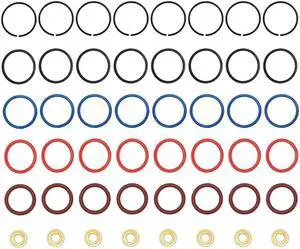 Acaigel 8 Sets Fuel Injector O-Ring Kit Xc3Z9229Ab For Ford Power Stroke 7.3L