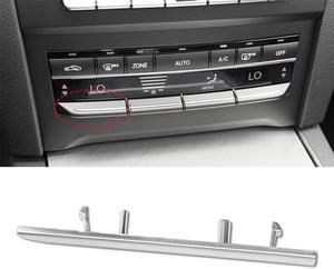 Paiying Center A/C TEMP Switch Button Strip Matte For Mercedes-Benz W212 E-Class 2008-14