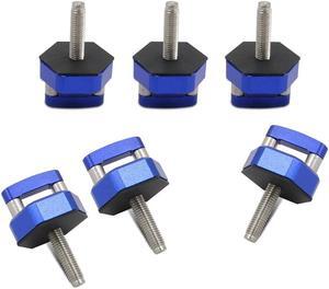 Acaigel 6Pcs Aluminum Alloy Hardtop Bolts Fit For Jeep Wrangler Jk  Jl  Jt