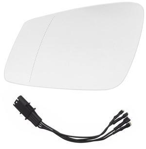 Acaigel LH Driver Side Mirror Glass Heated For 09-16 BMW 528i 530i 535i 550i 51167228611