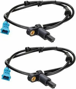 Acaigel 2PCS Rear Wheel Speed ABS Sensor 454577 454579 For Peugeot 206 CC 2D 206 SW 2E/K
