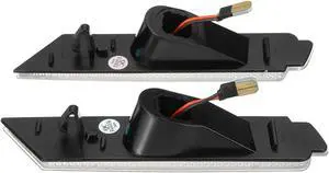 Yassdwbn 2PCS Left Right Side Marker Lights Rear Red Lamps For Chevy Camaro 2010-2015