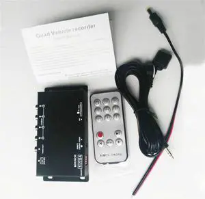 Yassdwbn 1x Car Vechicle Recorder Parking Camera Split-Screen Image Control Box Converter Yassdwbn 1x Car Vechicle Recorder Parking Camera Split-Screen Image Control Box Converter