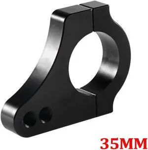 Acaigel 1x 35mm CNC Black Motorcycle Steering Damper Stabilizer Bracket Fork Frame Clamp
