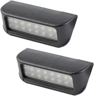 Acaigel 2Pcs Rear Number Plate Lamp For Citroen Berlingo Peugeot Partner 6340G7 Acaigel 2Pcs Rear Number Plate Lamp For Citroen Berlingo Peugeot Partner 6340G7