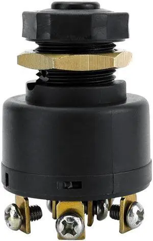 Yassdwbn 3 Position Outboard Off - Ignition - Start  Switch With 6 Terminals For Boats