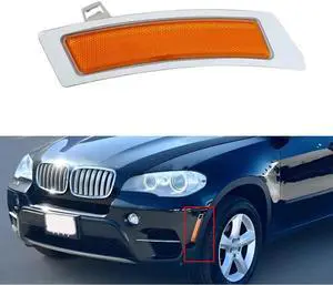 Paiying Left Front Bumper Side Marker Reflector Amber For BMW X5 E70 xDrive35i 2011-2013 Paiying Left Front Bumper Side Marker Reflector Amber For BMW X5 E70 xDrive35i 2011-2013