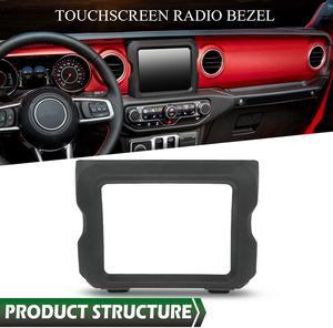 Paiying 8.4" Radio Trim Bezel Surround For Jeep Wrangler JL 2018-2024 Replace 6AB55TX7AB
