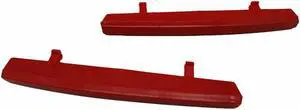 Yassdwbn Pair For Dodge Ram 1500 2019-2021 Red Front Grille Insert Cover Trim Accessories