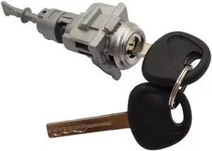 Paiying 1x Front Left Side Door Lock Cylinder w/ Keys 81970-1WA00 For Kia Rio 2012-2017
