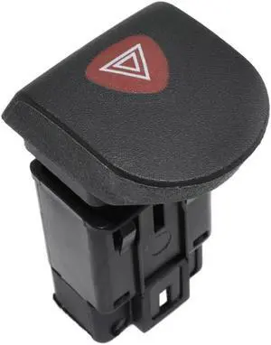 Yassdwbn 1× Emergency Light Flasher Warnning Switch 7700308821 For Renault Kangoo 1997-18