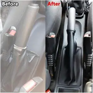 FYUU Parking Handbrake Black Boot Gaiter For Opel Corsa C 2001-2006 Tigra B 2004-2012