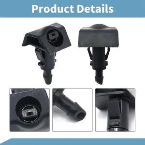 Paiying 2Pcs Front Windshield Washer Nozzle 28931-ZW80A Fit For Nissan Versa 2009-2012 Paiying 2Pcs Front Windshield Washer Nozzle 28931-ZW80A Fit For Nissan Versa 2009-2012