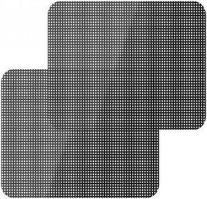 FYUU 4 Pcs 24.8" X 16.5" Reusable Washable Car Window Tint Film Anti Sunshine Car Window Sun Shade Universal