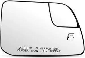 Yassdwbn Car Passenger Right Side Mirror Glass Heat No-Blind Spot For Ford Edge 2011-2014