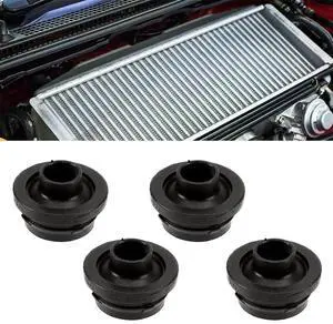 Acaigel 4X Radiator Support Cushion Rubber Black 16523-28030 For Toyota RAV4 2006-2018