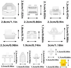 Acaigel Side Door Panel Fixing Clips For Benz 190 W201 190E 190D A00698883578 0019885081