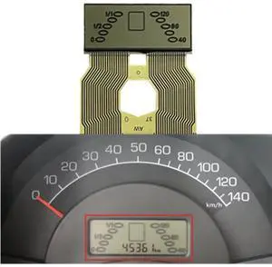 Acaigel Dashboard LCD Display For Smart Fortwo (450) Instrument Cluster 1998-2007