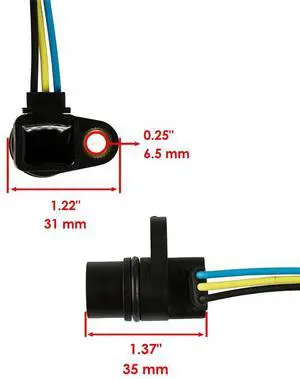 Acaigel Speed Sensor For Yamaha 3B4-83755-01-00 3B4-83755-00-00 NEW