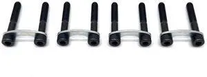 Acaigel Fits Jeep Wrangler JK JKU 07-18 12.9 Class Driveshaft Bolts Front Rear CV Joint