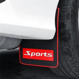 Acaigel 2 Pcs Sports Mudflaps Splash Guards Fender Flares Front Rear For Car Pickup SUV