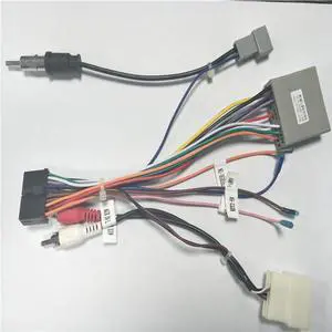 FYUU For CRV Car Stereo 20 PIN Wiring Android Power Cable Harness Connector Adapter