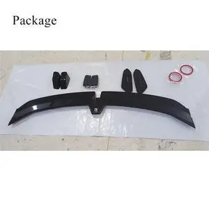Paiying 55" PRO Style Rear Trunk Lid Spoiler Wing Tail-free ABS Glossy Black Paiying 55" PRO Style Rear Trunk Lid Spoiler Wing Tail-free ABS Glossy Black
