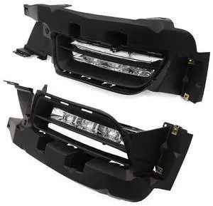 Acaigel 1 Pair LED Fog Lights Bumper Lamps with Switch Cover Wiring Harness For 2015-2022 Dodge Charger Factory Style
