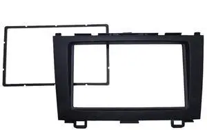 Paiying 2 Din Car Stereo Radio Fascia Dash Panel Frame Trim Kit For Honda CR-V 2007-2011